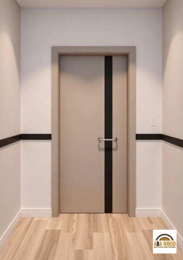 Banded Flush Door