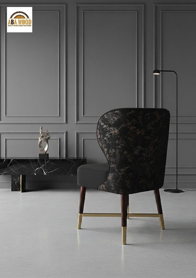Accent Chair with Metal Legs
