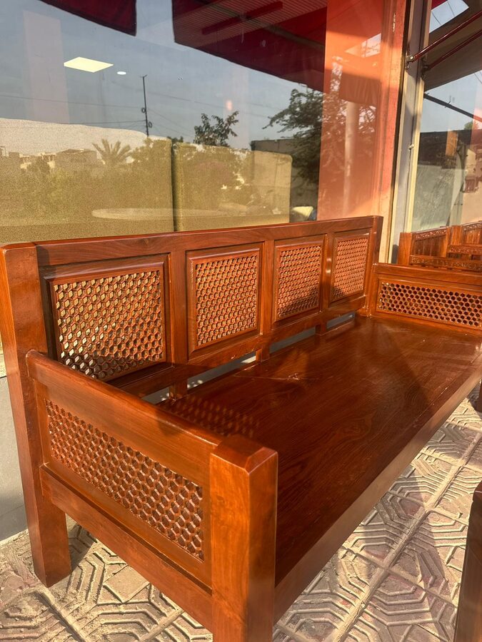Cane Panel Bench