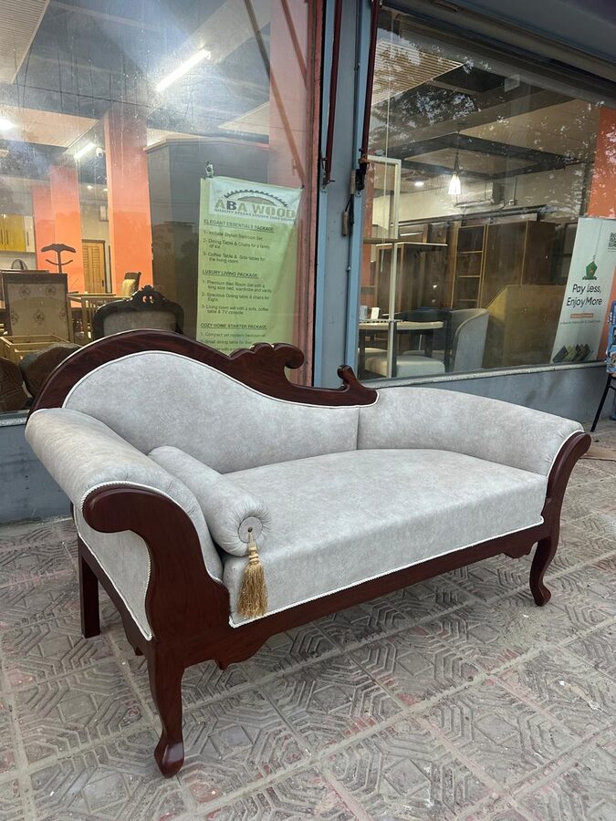 Carved Chaise Lounge