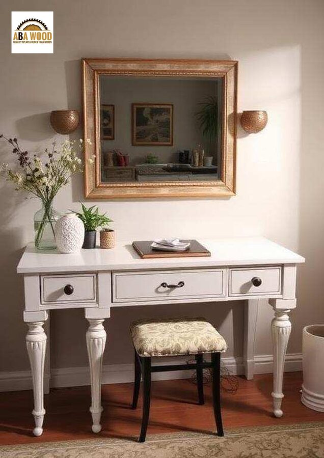 Classic White Dressing Table
