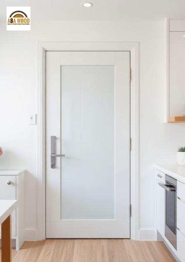 Frosted Panel Door