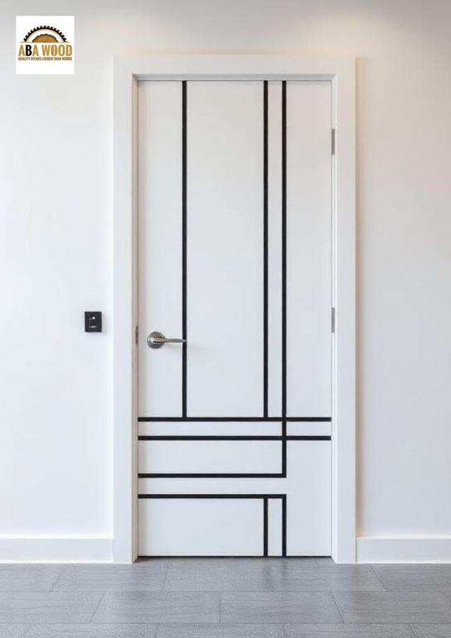 Graphic Line Door