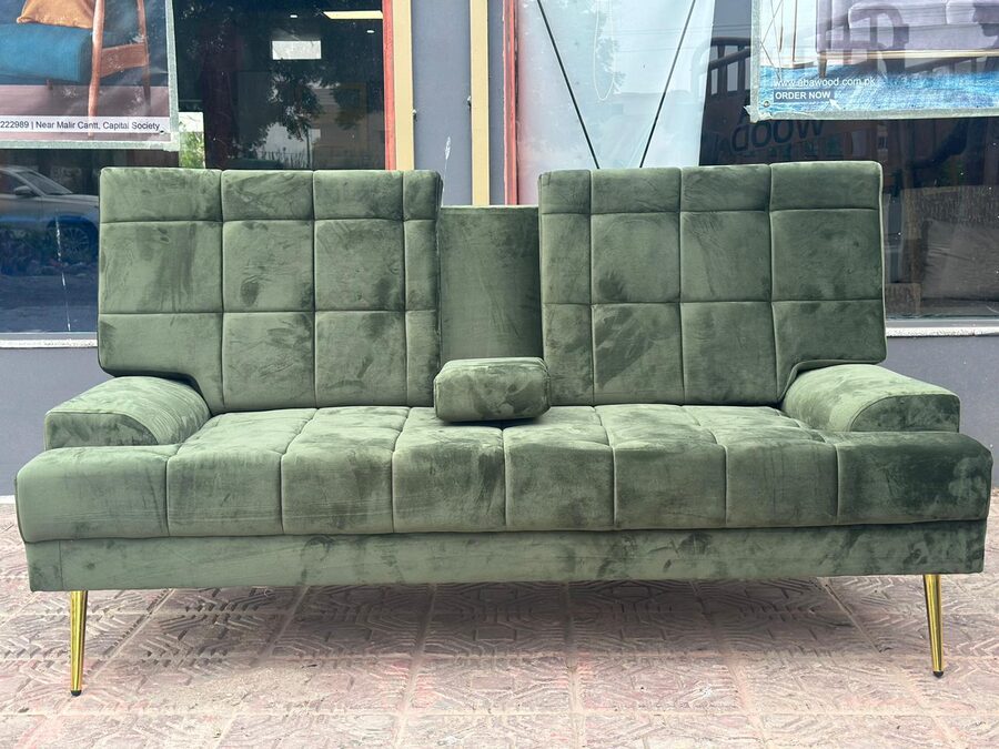 Green Tufted Daybed