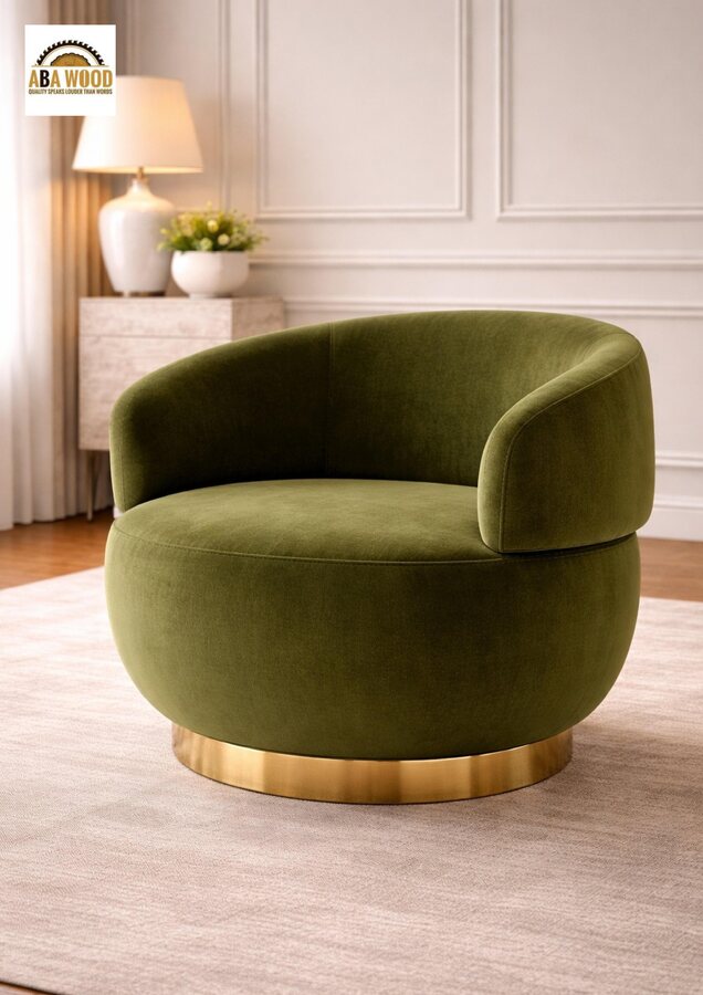 Barrel Swivel Chair