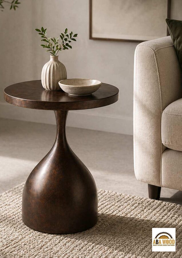 Teardrop Base Side Table