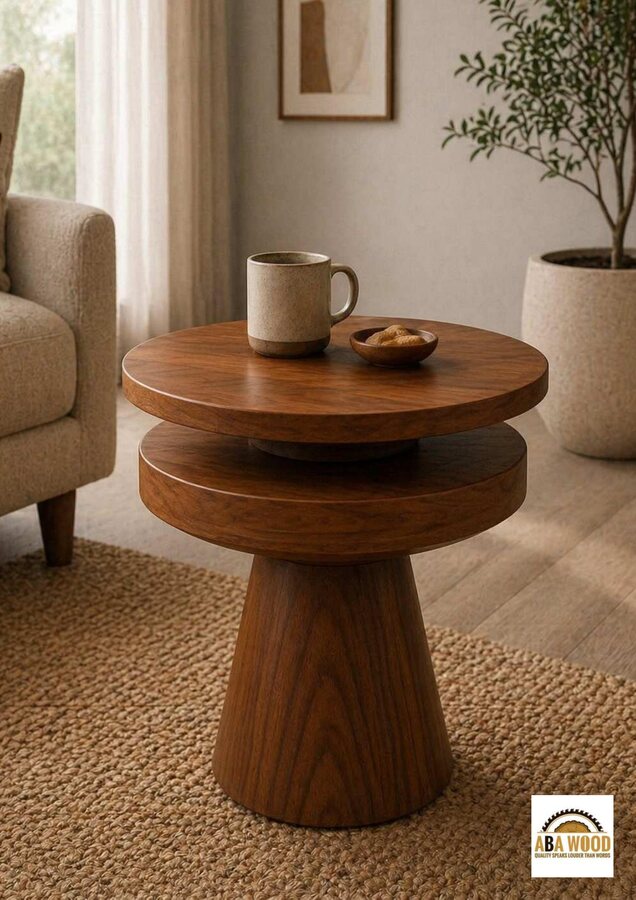 Two Tier Pedestal Table